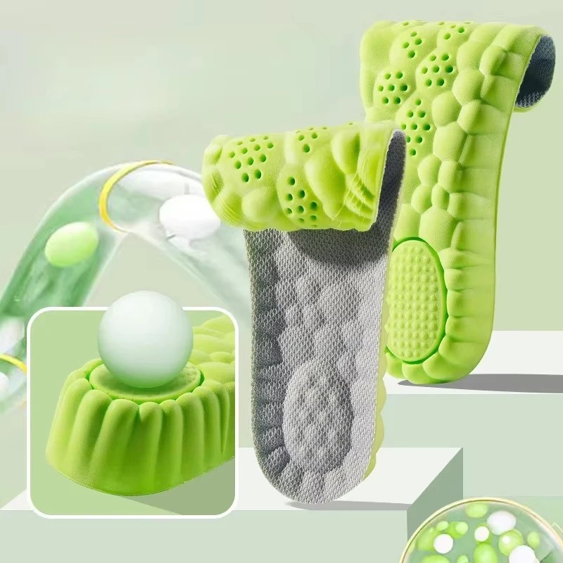 4D Height Increasing Insoles for Men Women Ultra Soft Shoe Inserts US7-12