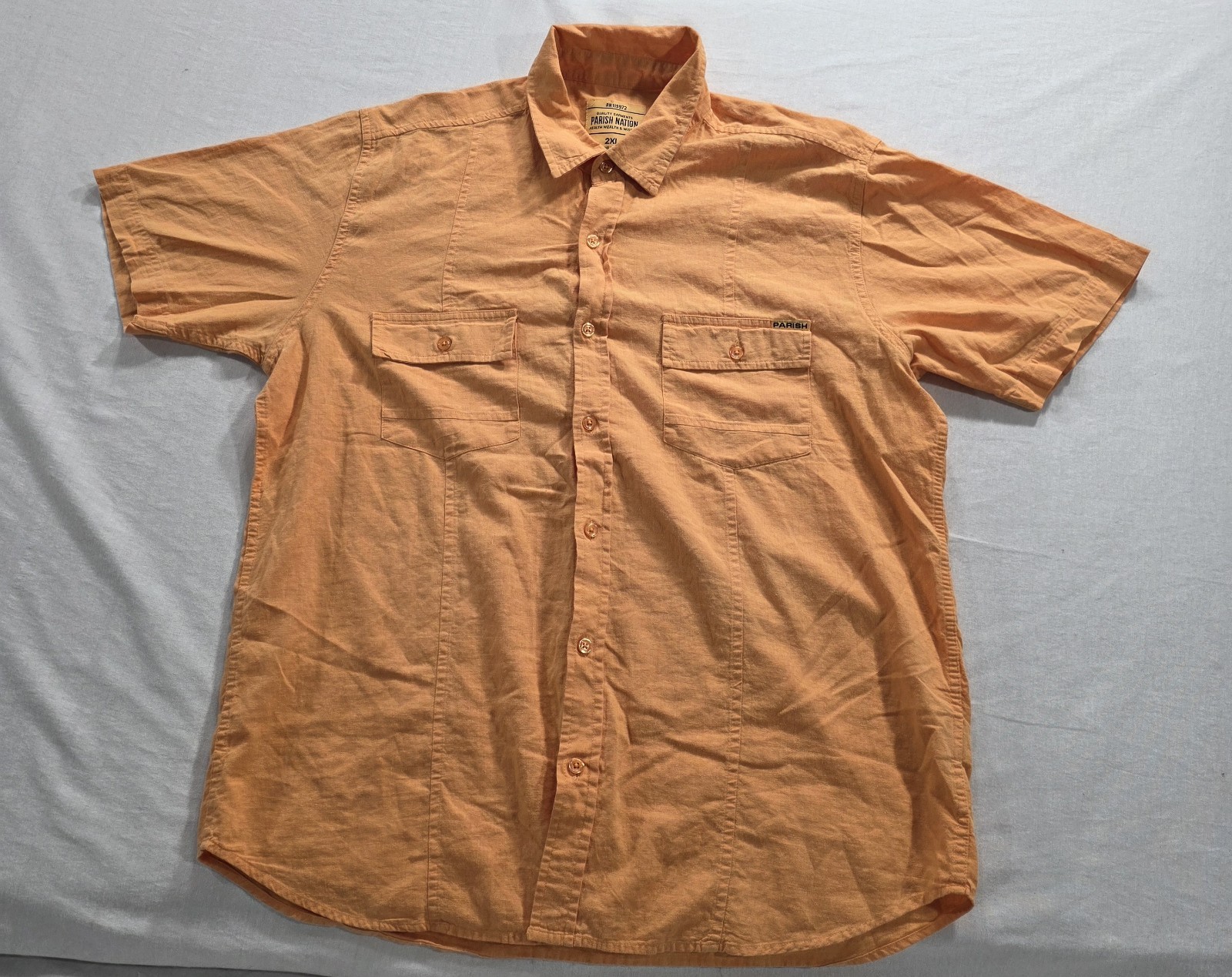 2005-2012 Parish Nation Linen-Cotton Utility Shirt Men’s 2XL