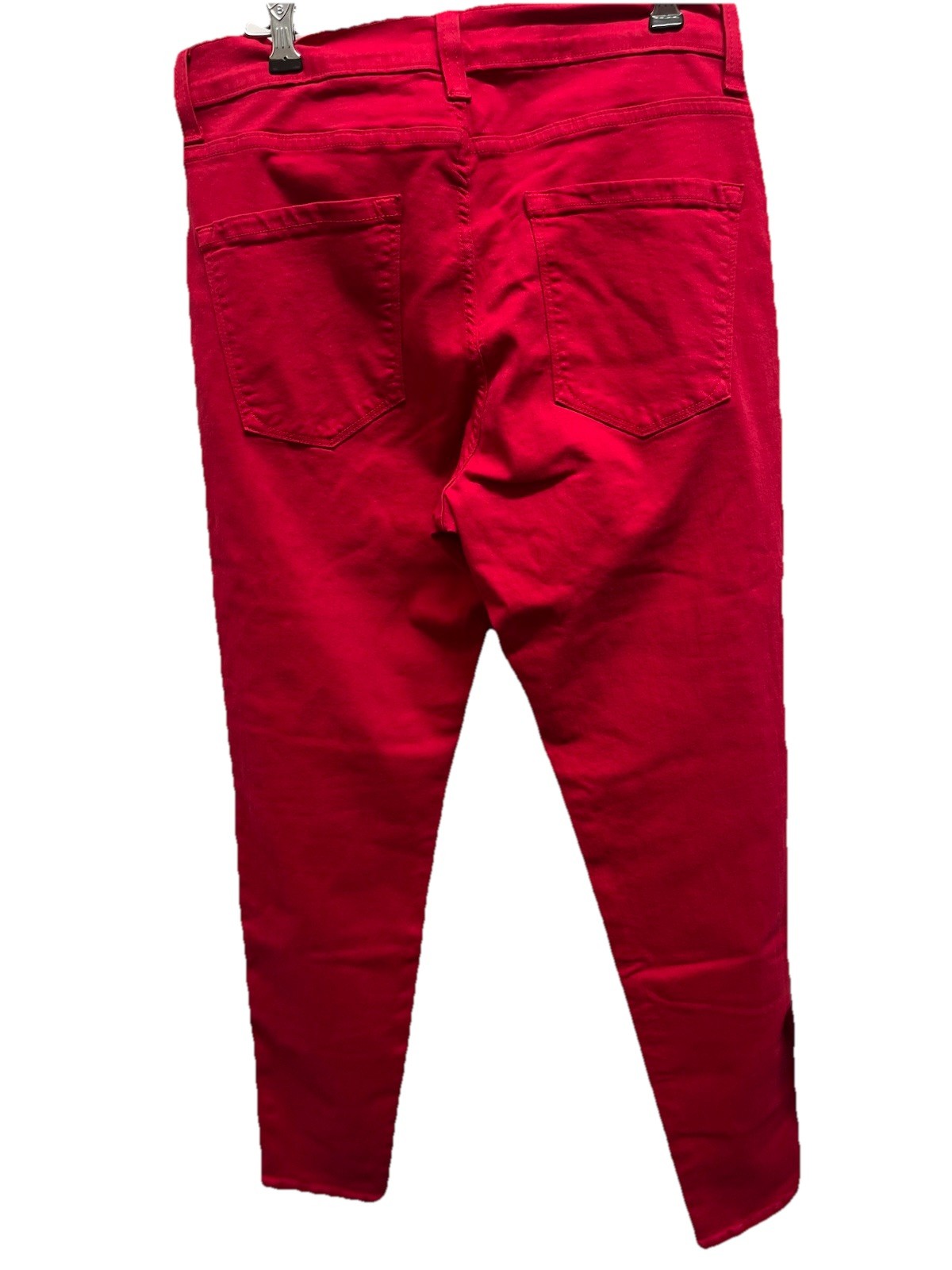 Karen Kane Zuma Crop Jean Size 12 Red Jeans Skinny Slim Stretch NEW NWT
