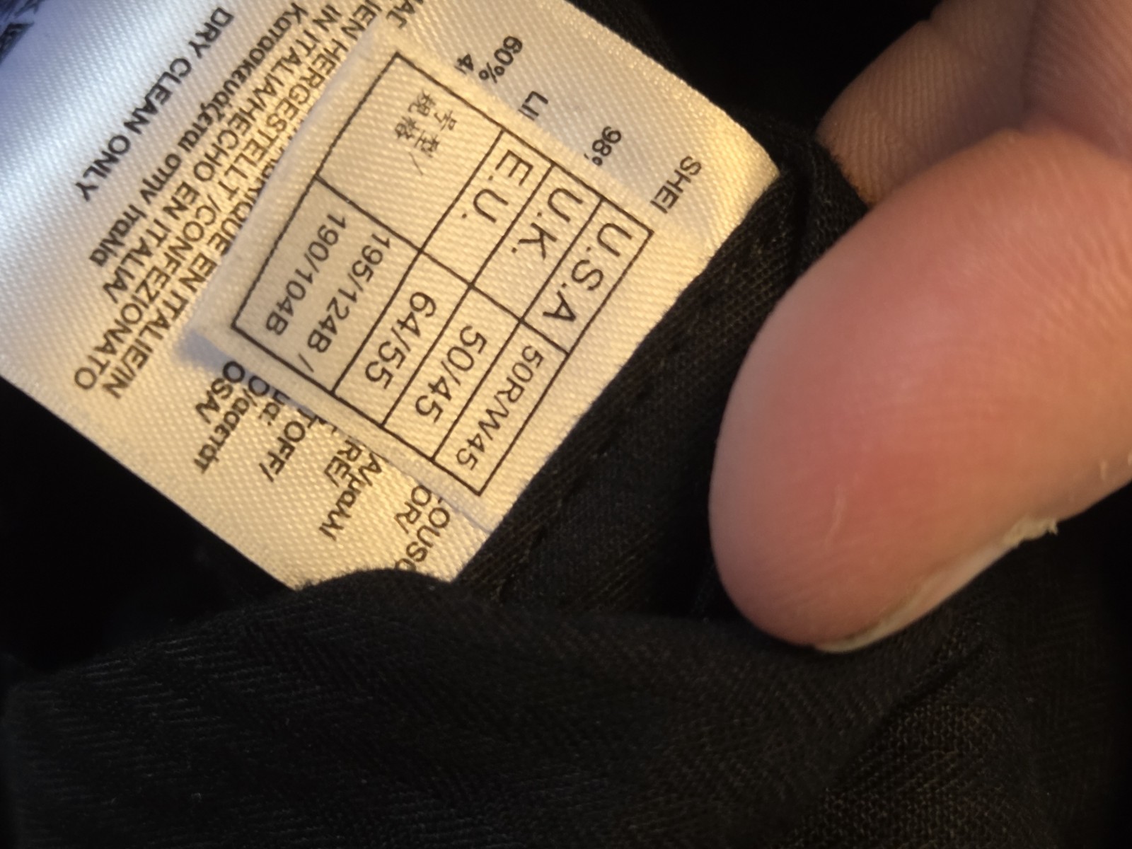 Brooks Brothers Vitale Barberis Canonico 1818 Madison Pinstripe Suit 50R
