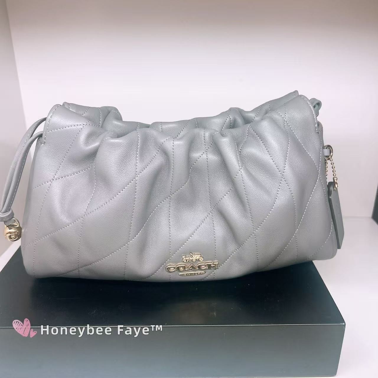 NWT Coach Faye Shoulder Bag With Quilting/Bows CCZ54/CDY95