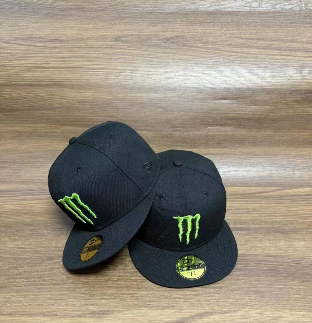 Monster Energy X New Era Fitted Hat 59Fifty ULTRA RARE Nascar Ty Gibbs Athlete