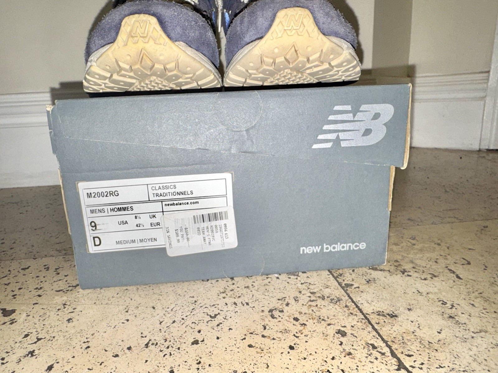 New Balance M2002RG US Men’s Size 9