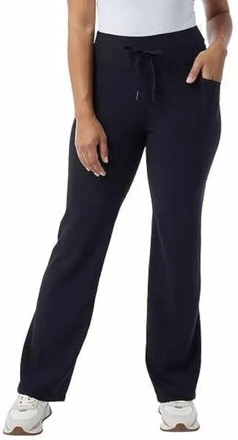 32 Degrees Women’s Wide Leg Ribbed Semi-Flare Yoga Pants