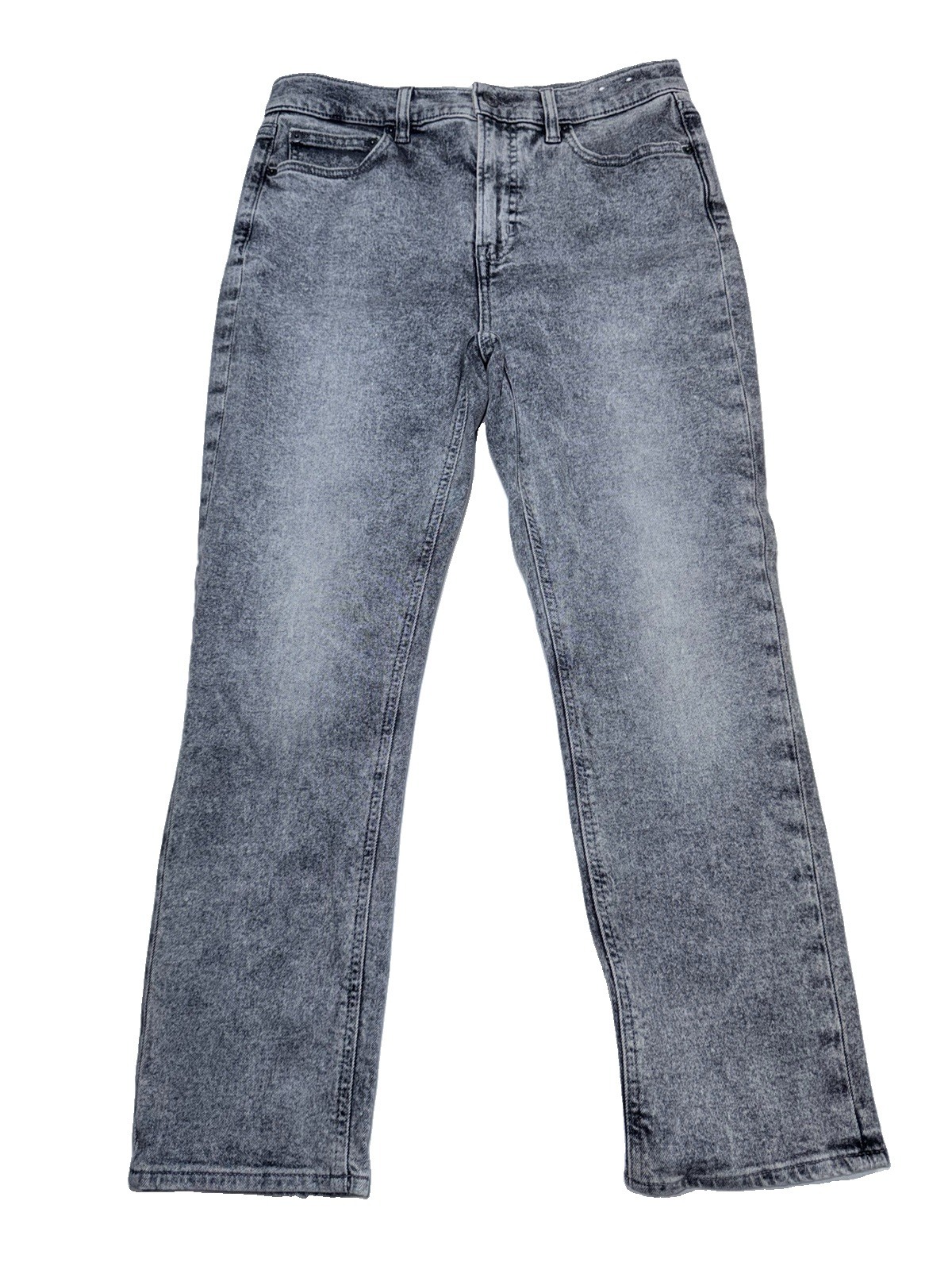 GAP Vintage Slim High Rise Jeans Womens 30 10P Gray Acid Wash 15″x25″