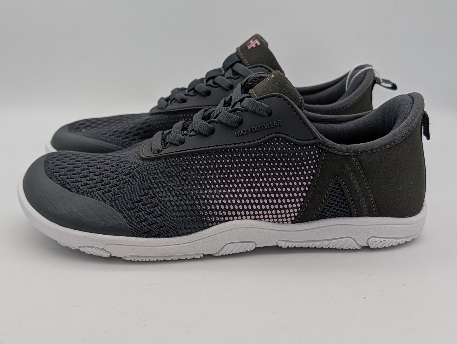 Hike Footwear Dark Grey Mens 5.5 Womens 7.5 HF Stride Minimalist Barefoot Shoes