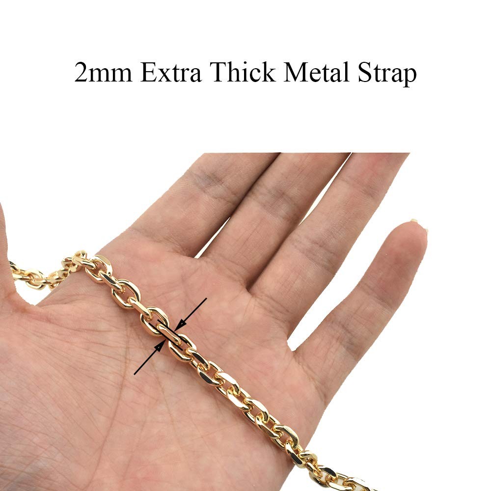 Mini Pochette Purse Chain Strap Thin Wide 6mm for LV Length 51.2 inches Thick…