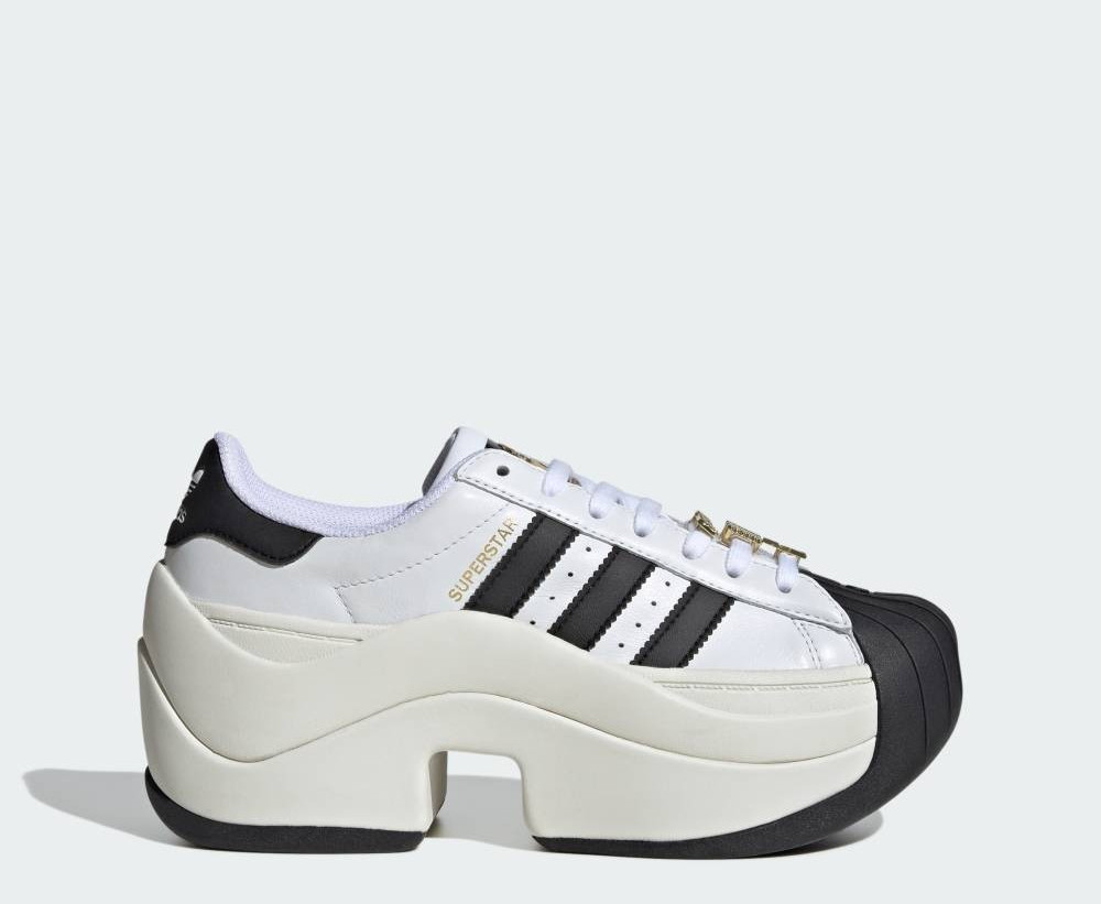 adidas SUPERSTAR BOLD JR9895 Cloud White Off White Core Black Women’s size Japan