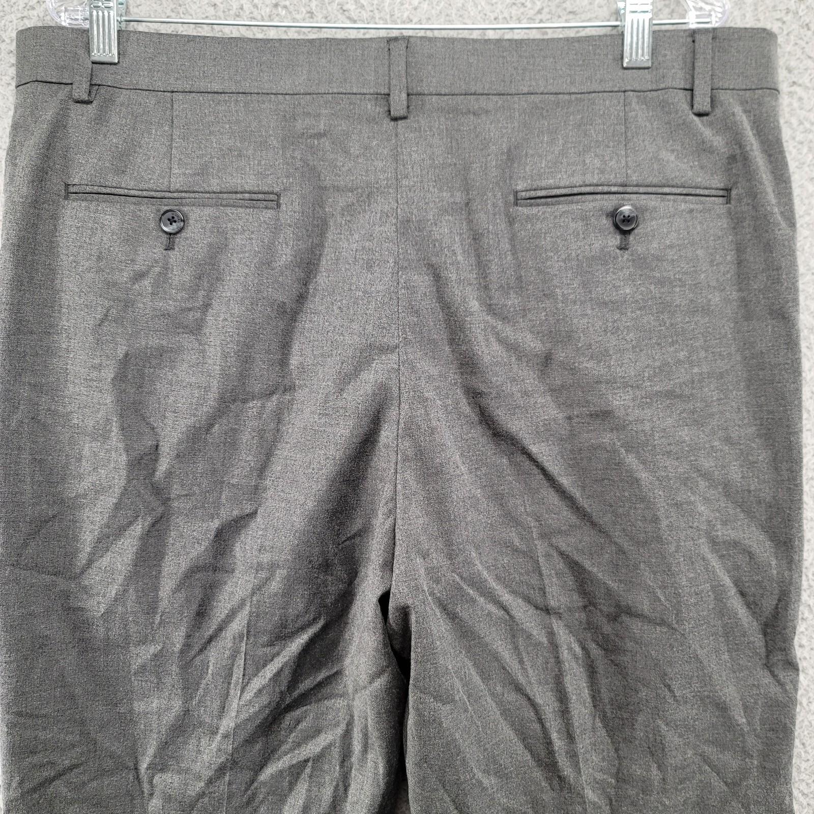 Murano Pants men’s dress pants 38×30 gray ZAC classic fit wardrobe essentials