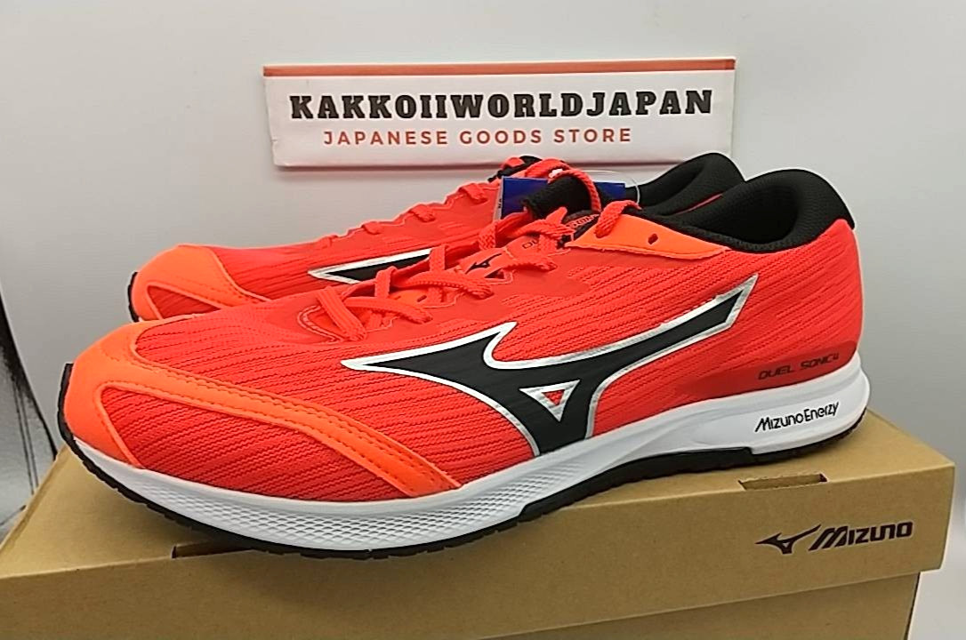 Mizuno Running Shoes DUEL SONIC 4 Red / Black U1GD2570 06 UNISEX NEW!!