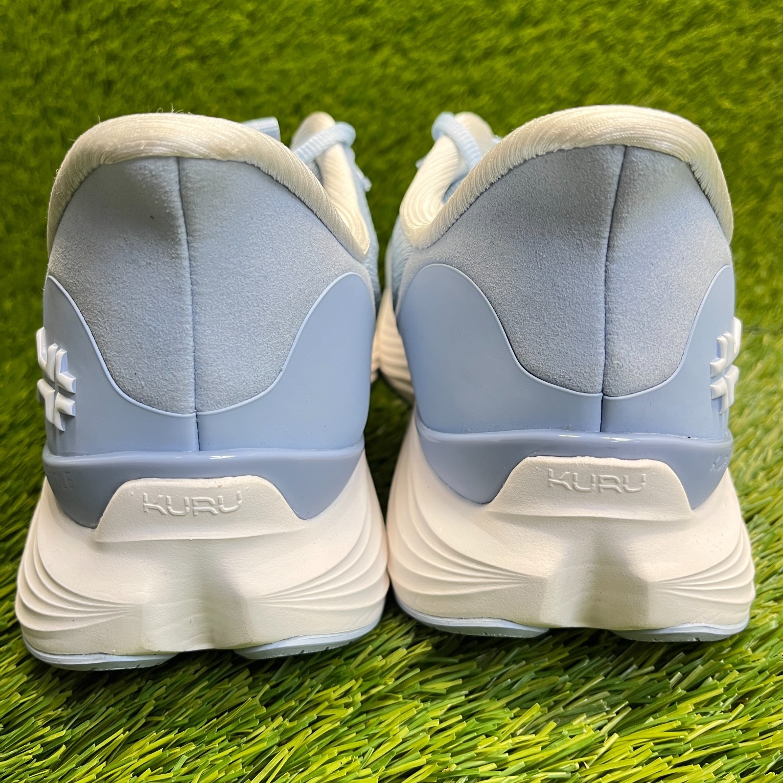 Kuru Atom 2 Womens Size 11.5 Blue White Athletic Running Walking Shoes Sneakers