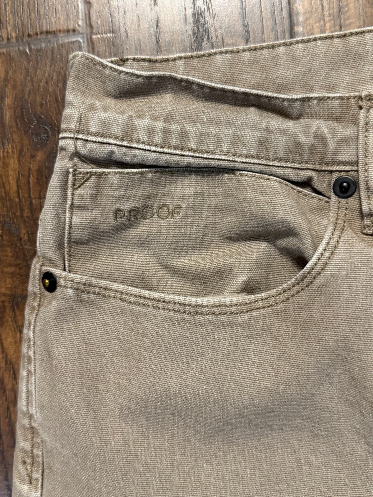 Proof Rover Pant HB Slim 5 Pocket Canvas Men’s 30×31 Huckberry Stretch Outdoors