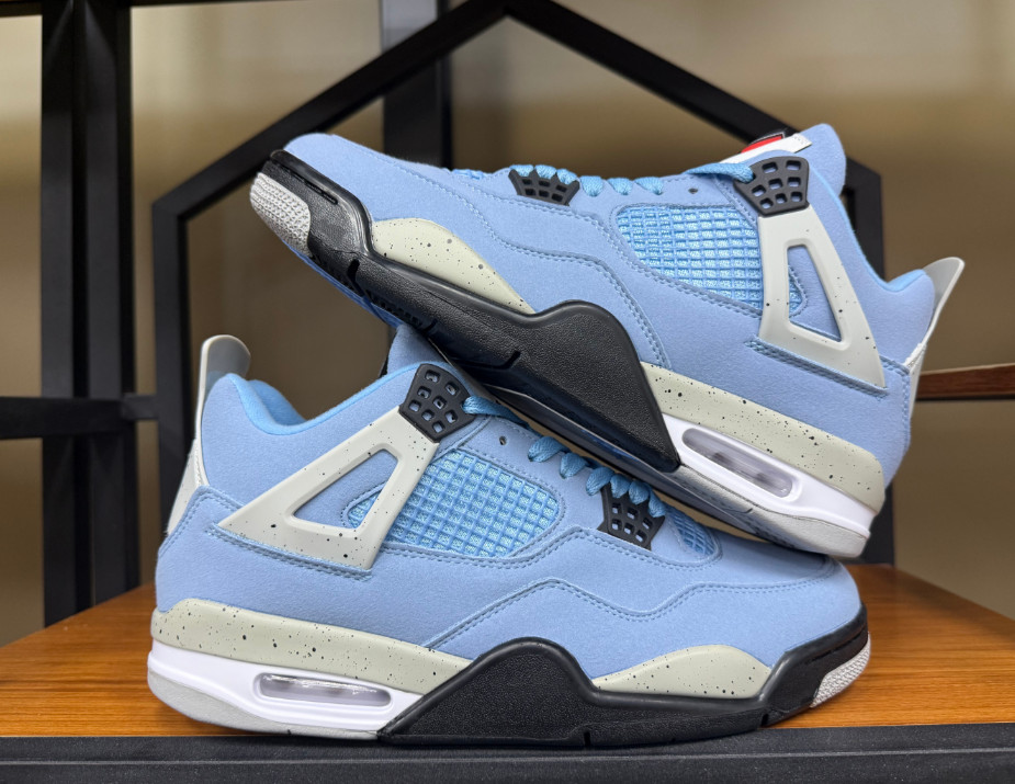 Jordan 4 Retro University Blue Men’s US Size 7-12