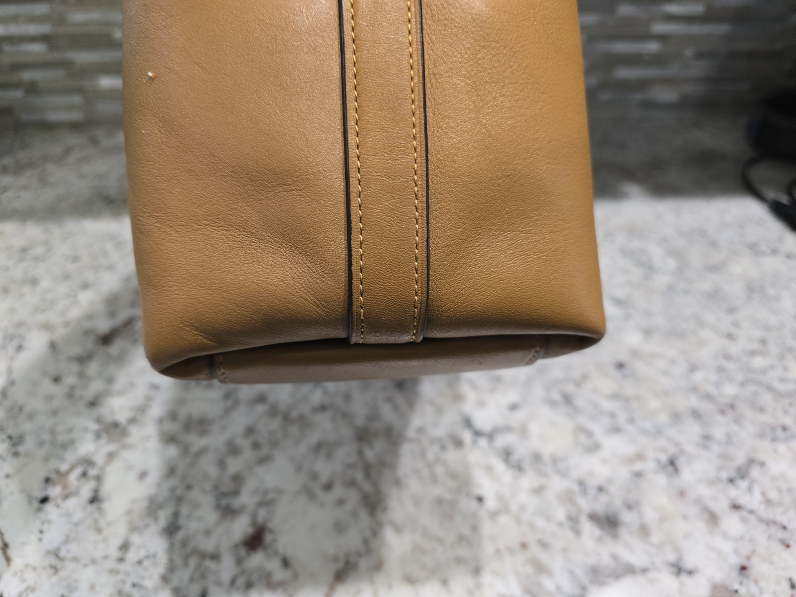 Coach Juliet Leather Shoulder Bag 38 Honey Brown. No Dust Bag With Purchase.