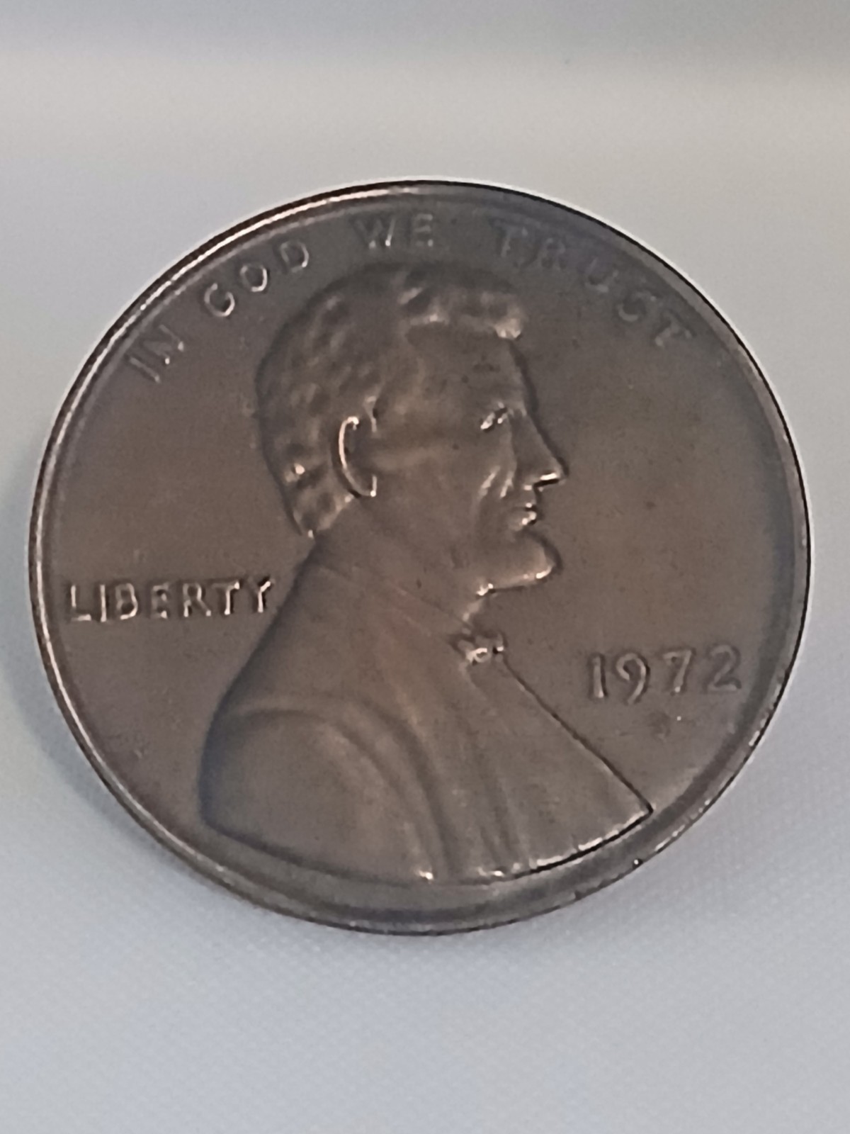 1972 S Lincoln Penny Coin Belt Buckle Copper With Eagle Emblem On Back