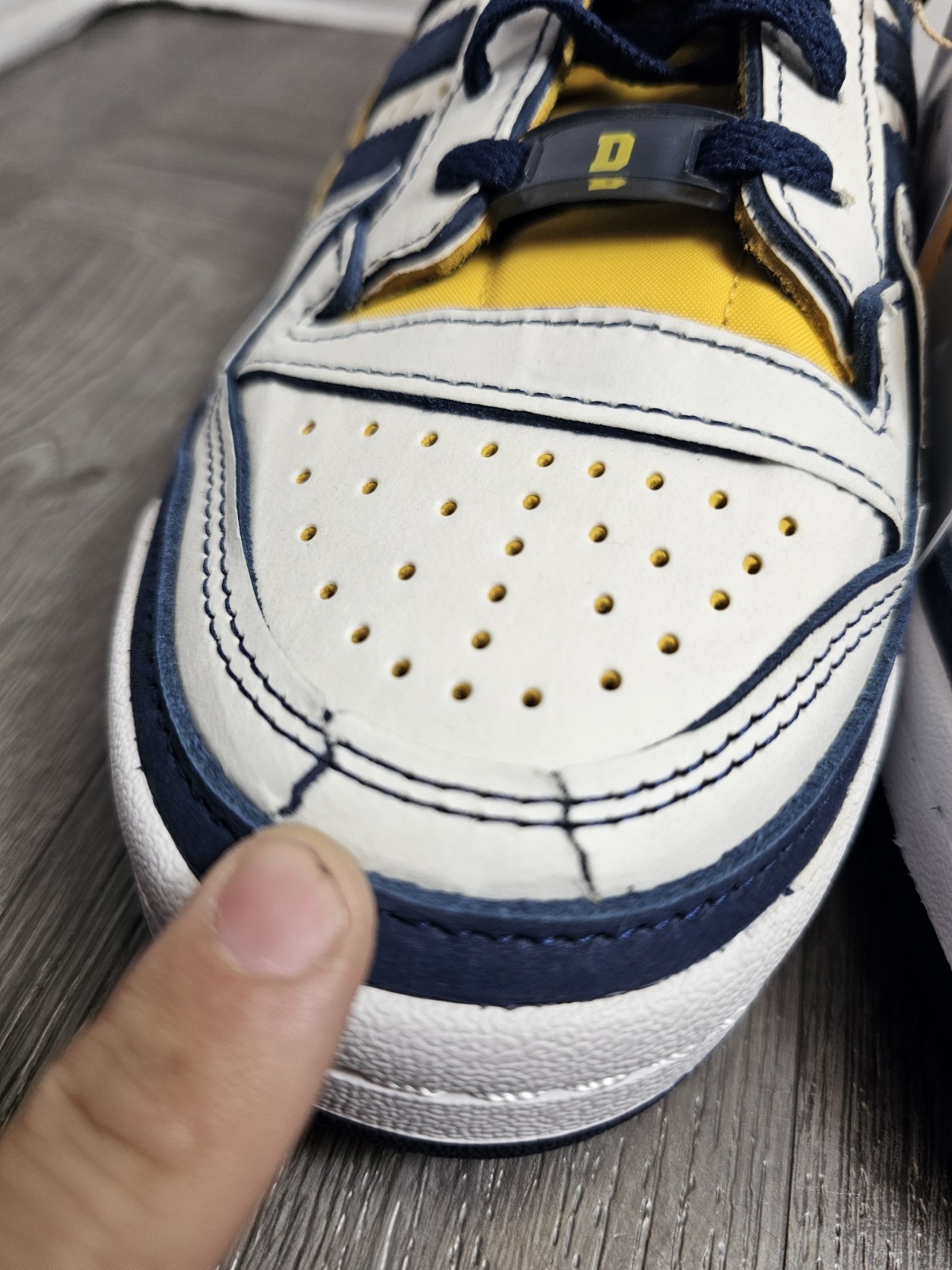 adidas Forum Low 313 Raised From Concrete White/Navy/Yellow APF79001 Sneaker