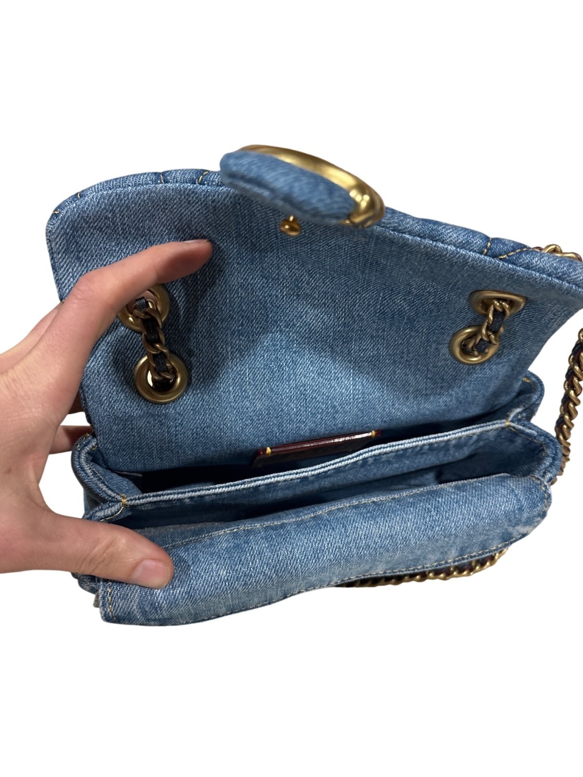 COACH Tabby Shoulder Bag 20 Quilted Denim – NEW $395