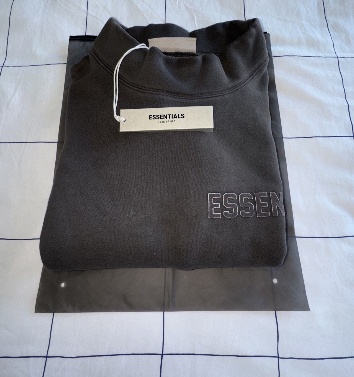 Fear of God – Essentials/ Off black, Sweatshirt XXL