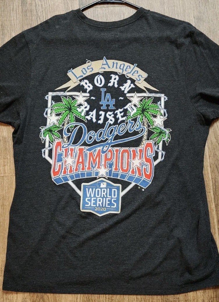 Born X Raised LA Dodgers Brand 47 Grey T Shirt XL