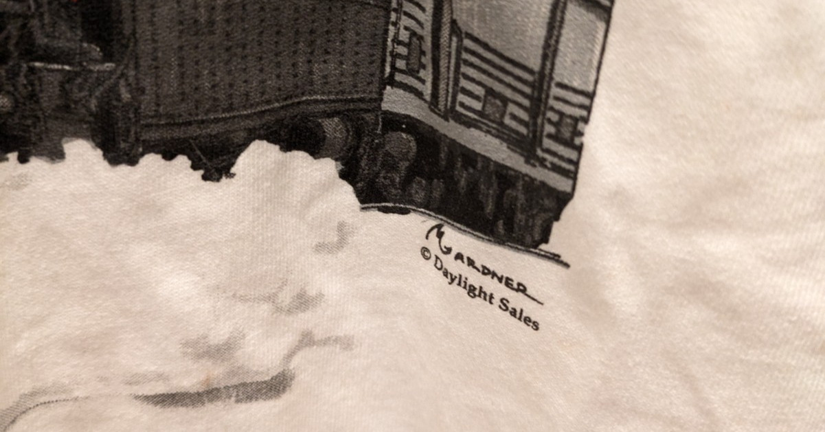 Vintage Santa Fe Train Railway T Shirt XXXL Daylight sales Hanes Myardner 3x