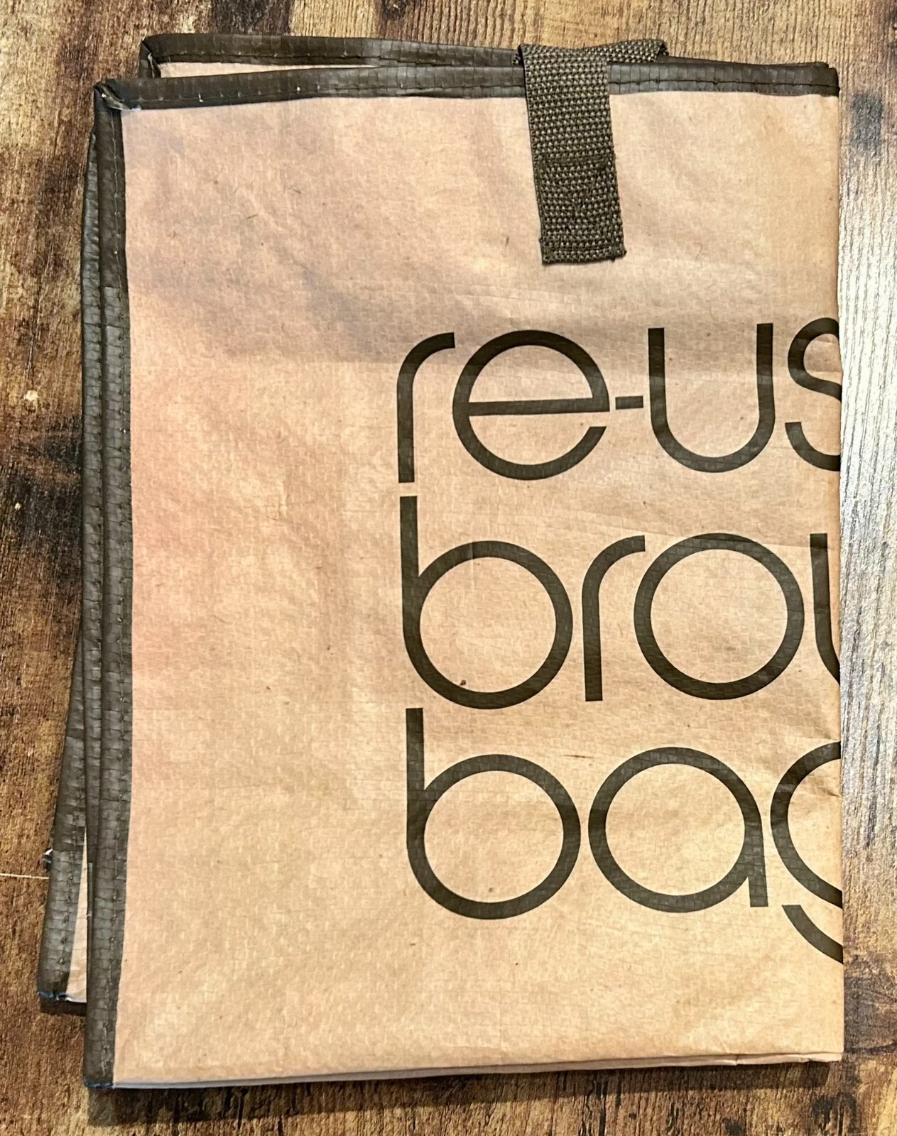 BLOOMINGDALE’S Re-usable Little Brown Bag NEW Vintage Reusable Bloomies Zips