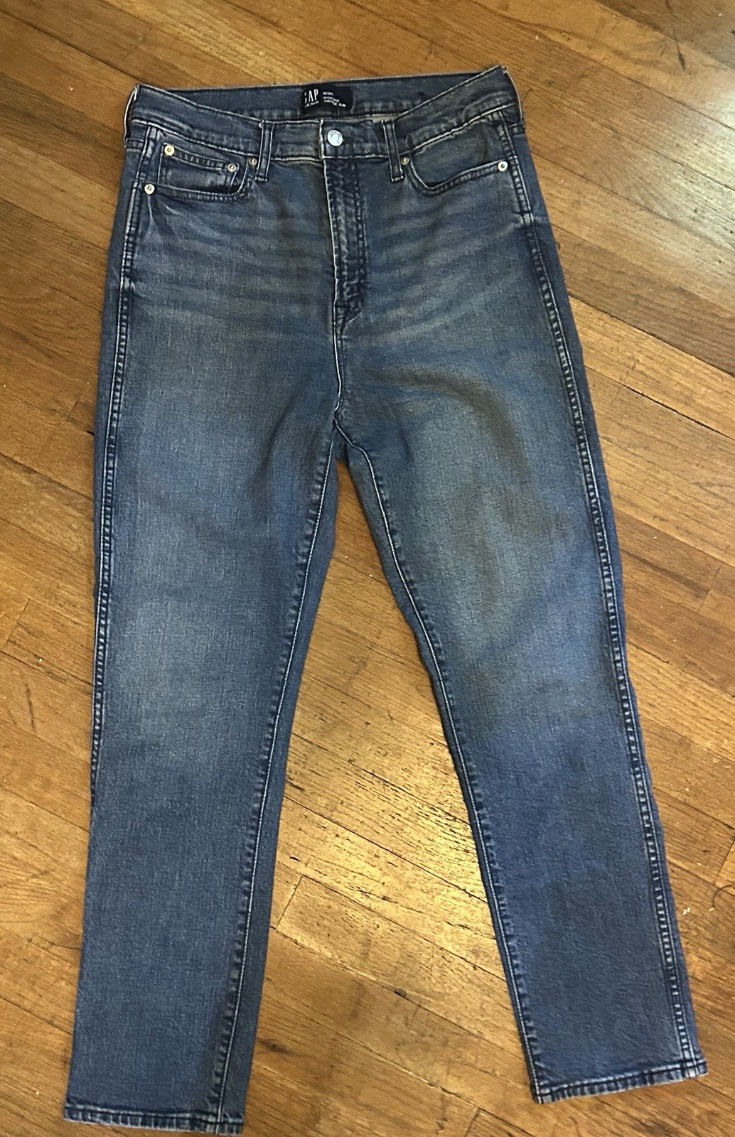 Gap High Rise Vintage Slim Jeans 10/30 Long