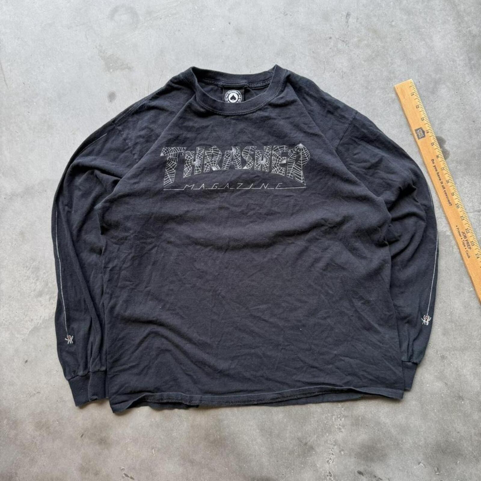Thrasher Spiderweb Long Sleeve Tee