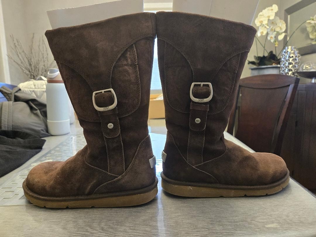 UGG Boots Brown Suede Leather Cargo III 5132 Women’s Size 9