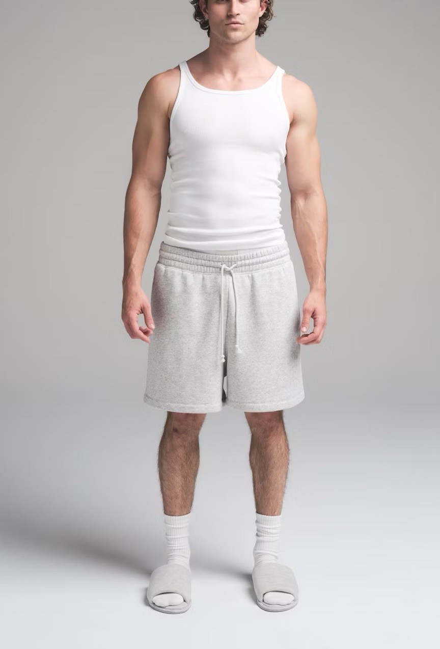 NEW Skims Men’s Cotton Blend Ribbed Tank Top – Single Pair – White – Medium