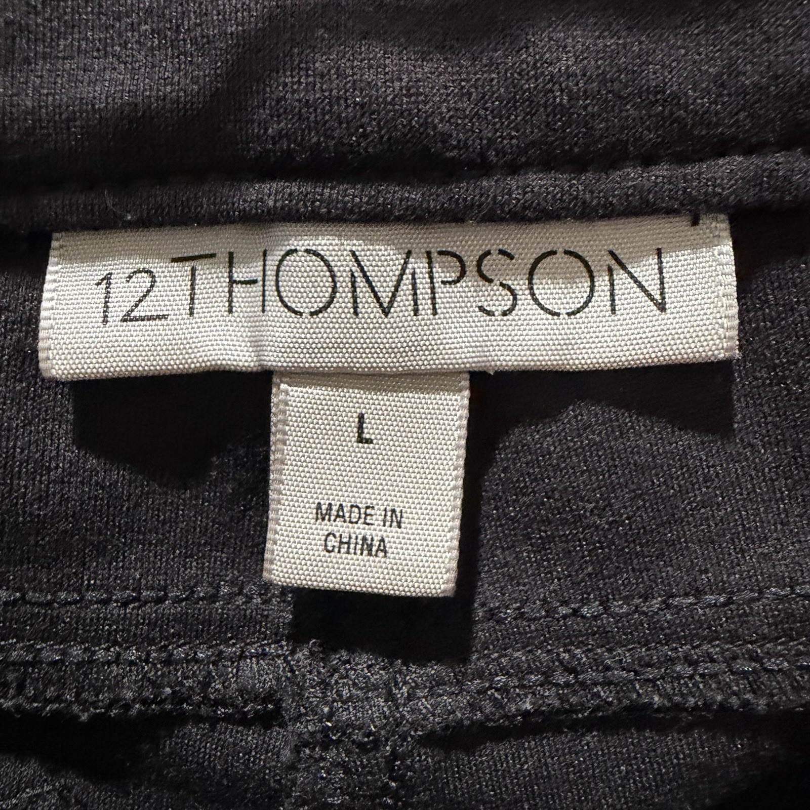 Thompson Women’s Black Slim Skinny Pants Stretch Pockets Mid Rise 26 Inseam