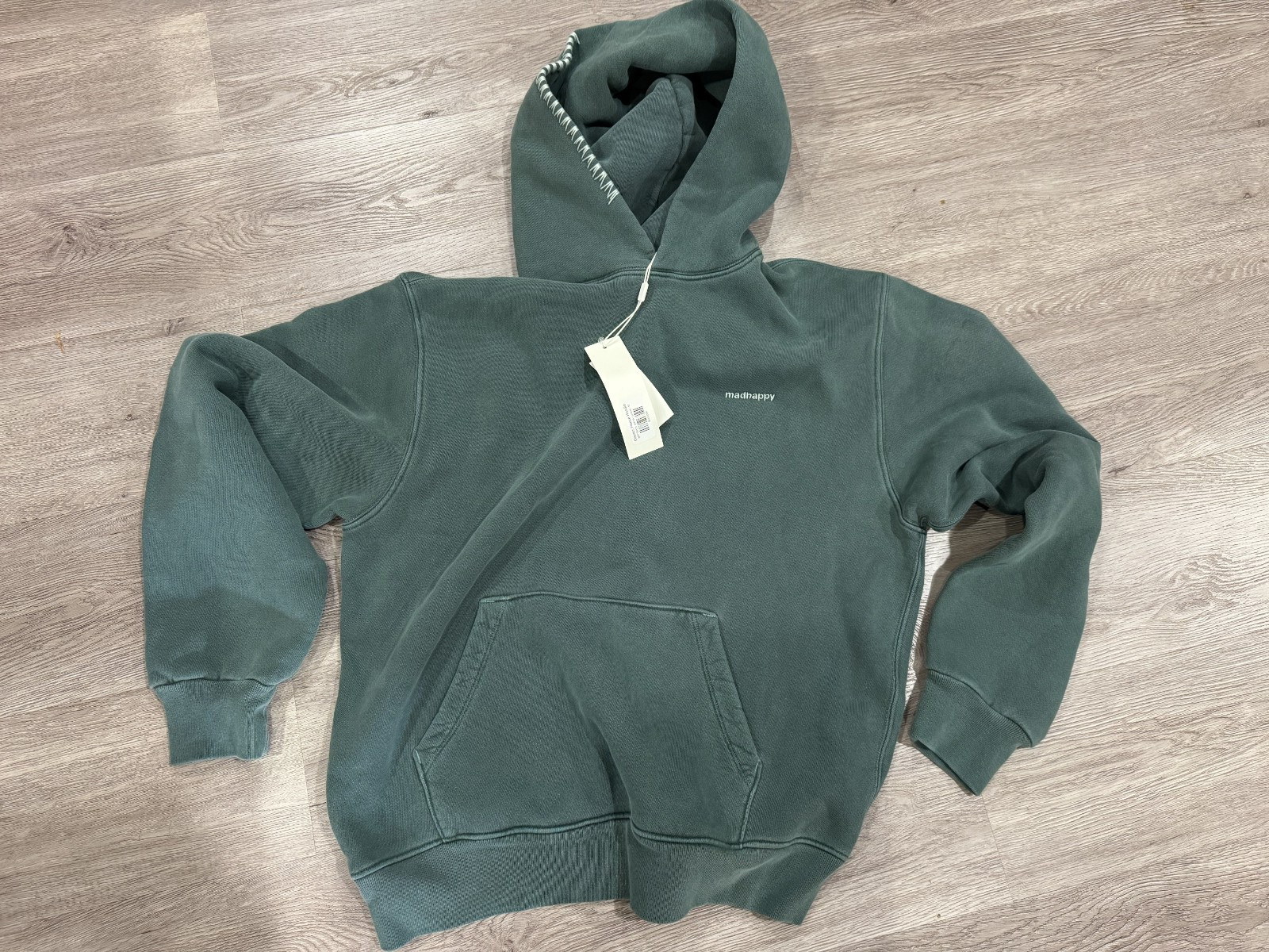 Madhappy Classic Fleece Hoodie Medium Juniper Brand New