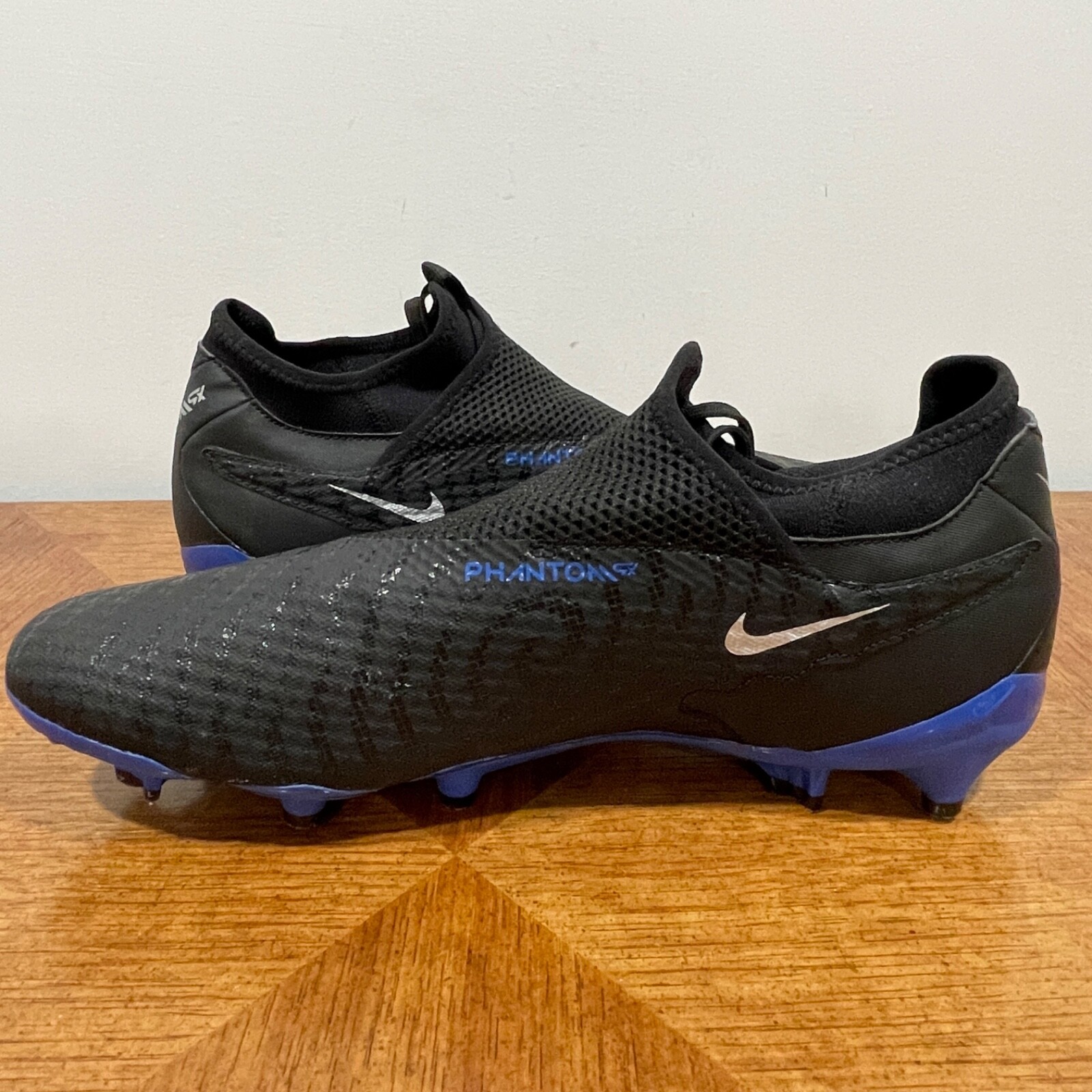 Nike DD9472-040 Phantom GX Academy DF FG MG Soccer Cleats Mens 11 Black Royal