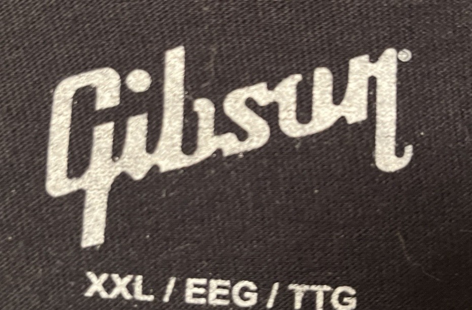 Vintage Gibson Guitars Promo T Shirt Guitars that burn Adult XL 90s