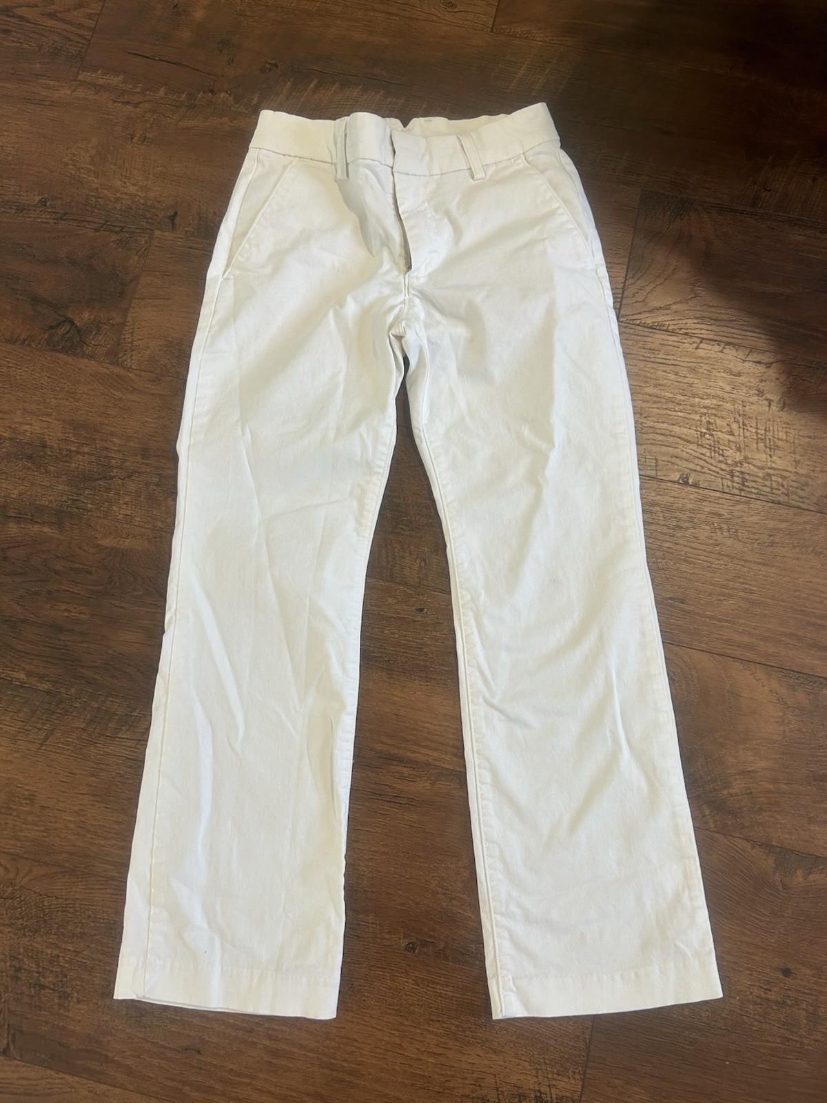 Levi’s Premium Women’s Middy Ankle Bootcut Trousers White W24 L27 Flat Front