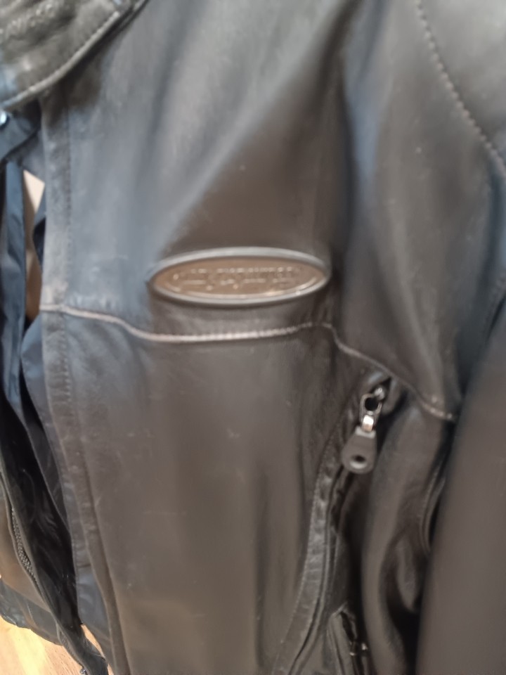 Harley Davidson LARGE FXRG Leather Touring Jacket w FS Liner & Armor 98508-93VM