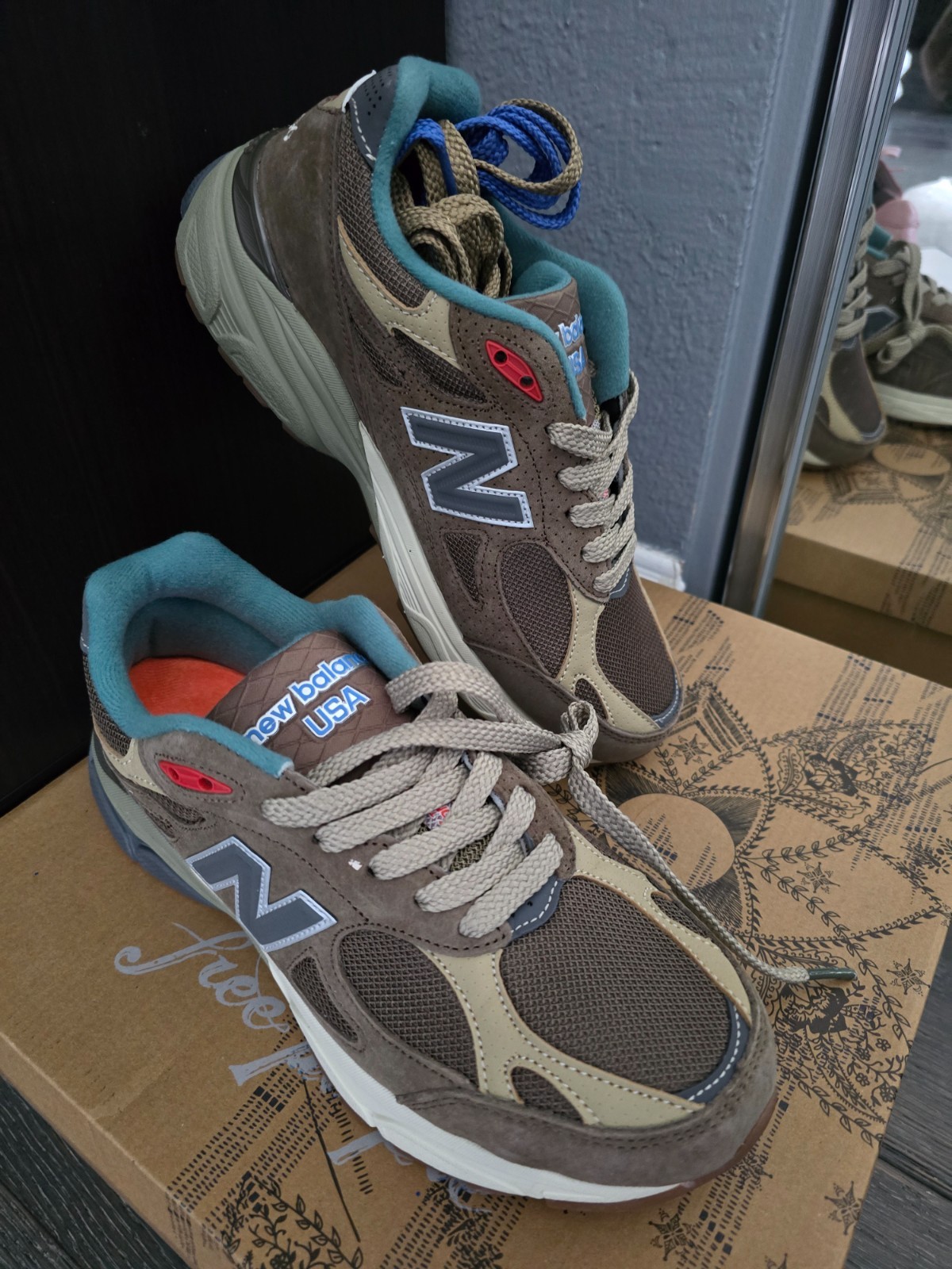 Size 9.5 -Bodega x New Balance 990v3 Made In USA Anniversary UNISEX