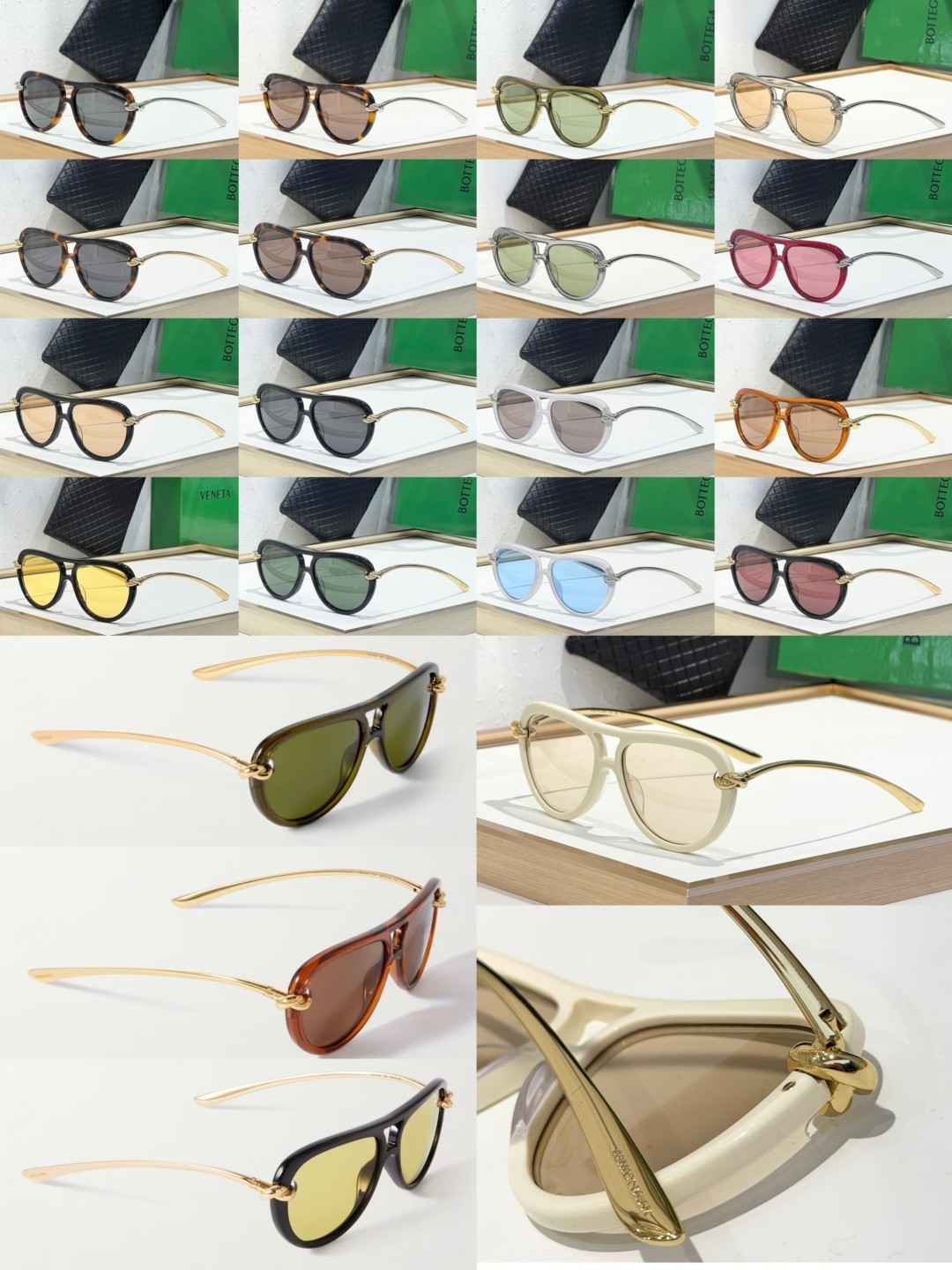 Bottega Veneta BV1418S Sunglasses SIZE：58口15-145