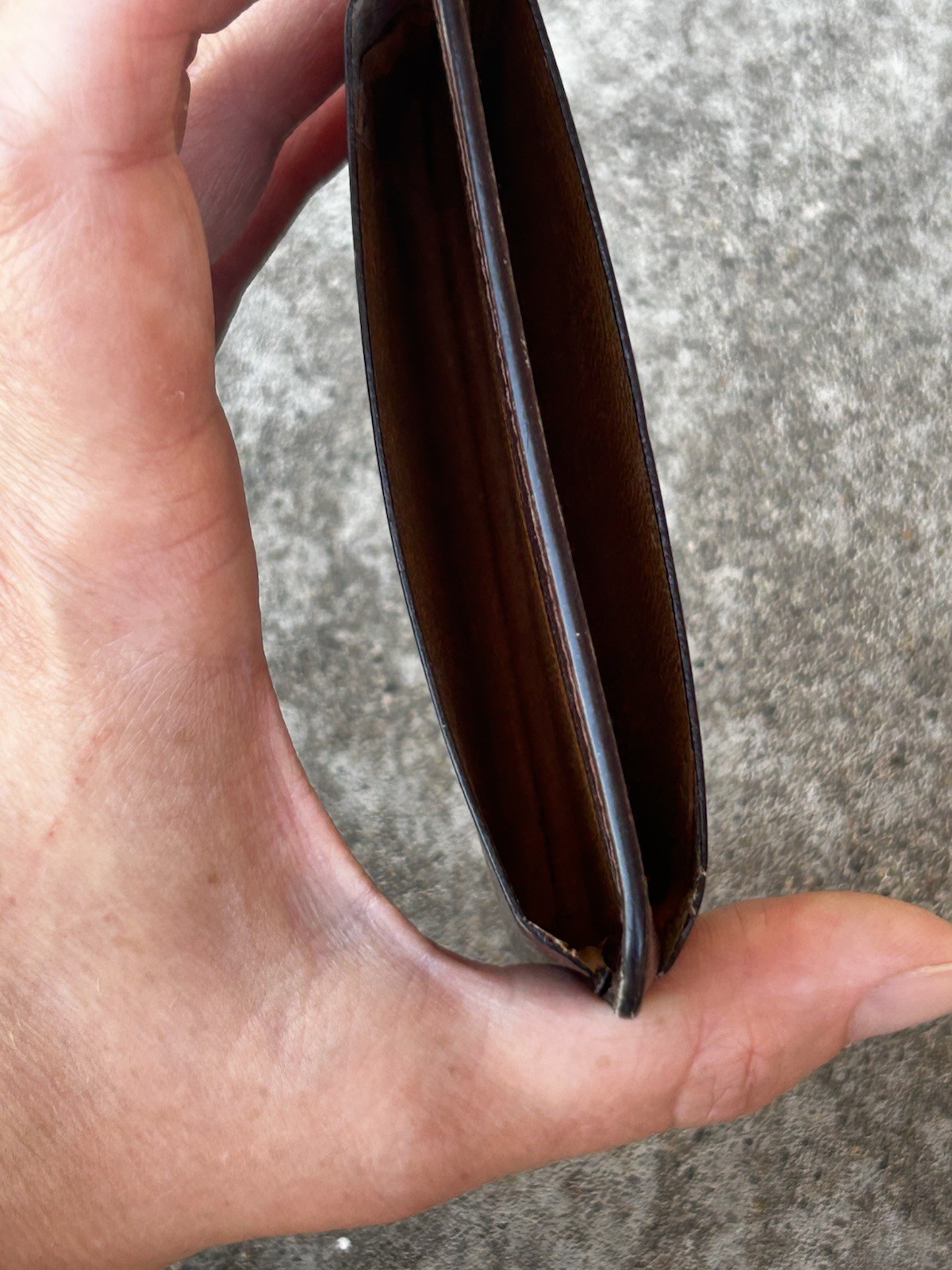 Vintage GUCCI Card Holder Brown Leather Vintage GUCCI Wallet Men’s Gucci Wallet