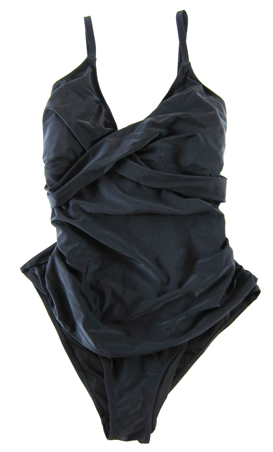 NWT B2PRITY Black Padded Built In Bra Slimming One Piece Swimsuit 3XL