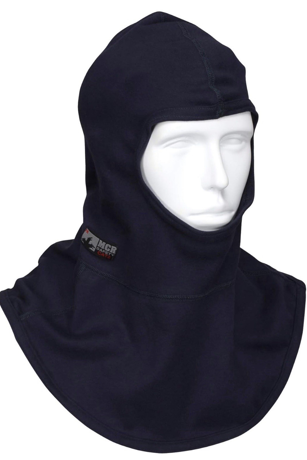 MCR Safety BLCVTCN Flame Resistant Hood Balaclava Navy Blue One Size,8.9 ATPV