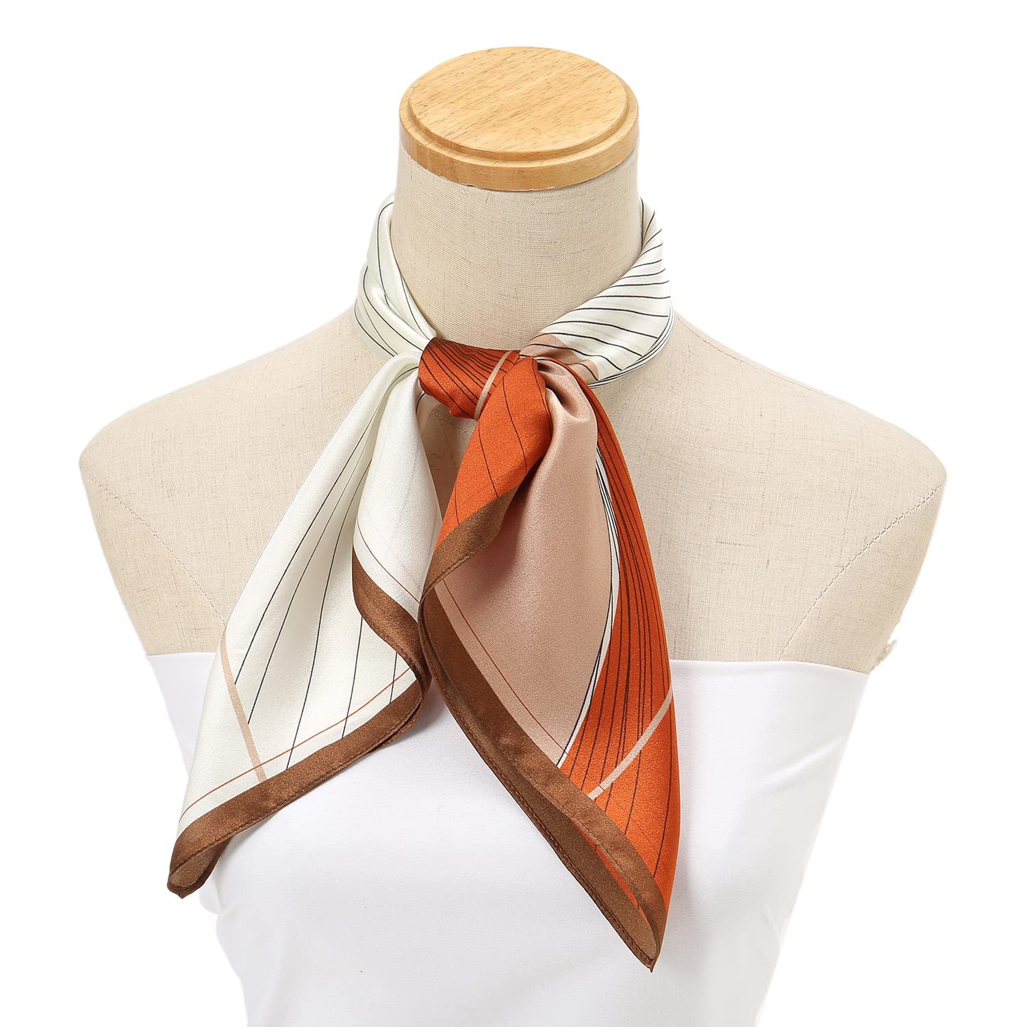 100% Silk Scarf Head Scarf for Women Hair Scarf for Sleeping Hair Wrapping at…