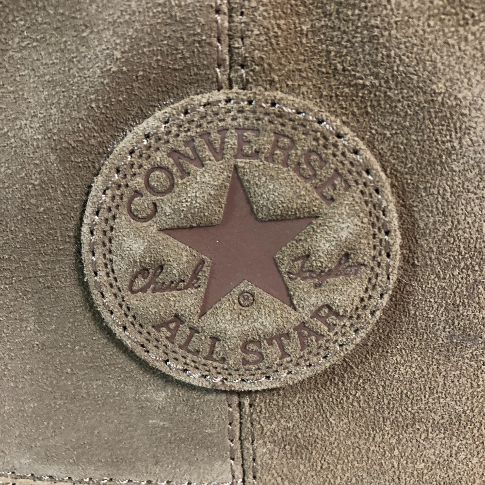 CONVERSE SUEDE ALL STAR PLTS BT Z HI Ankle Boots 9.3″” Brown Women USED