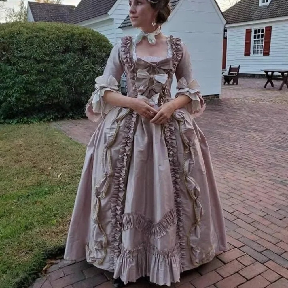 17th 18th Century Victorian Rococo Versailles Ball Gowns Queen Marie Antoinette