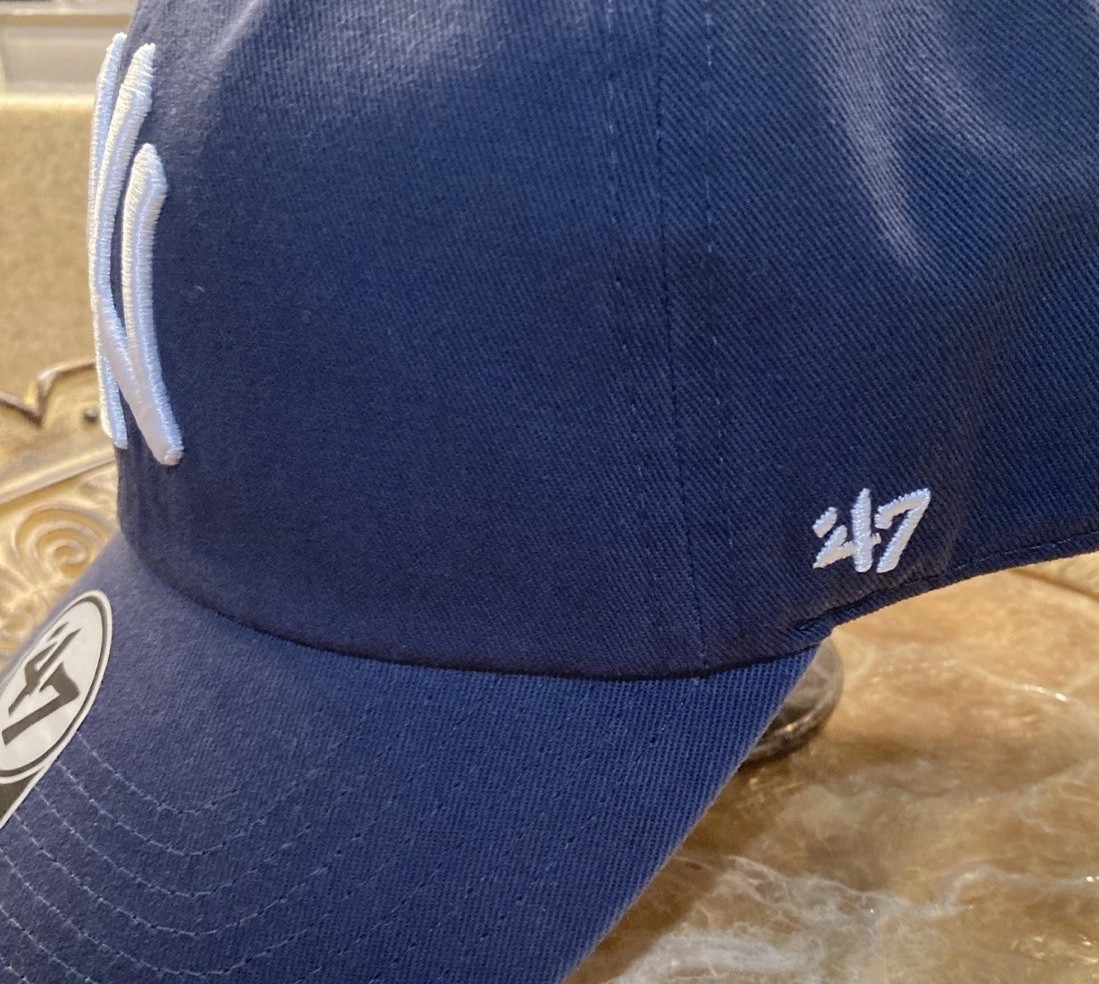 ’47 Brand New York Yankees Clean Up Hat Navy One Size Adjustable NWT