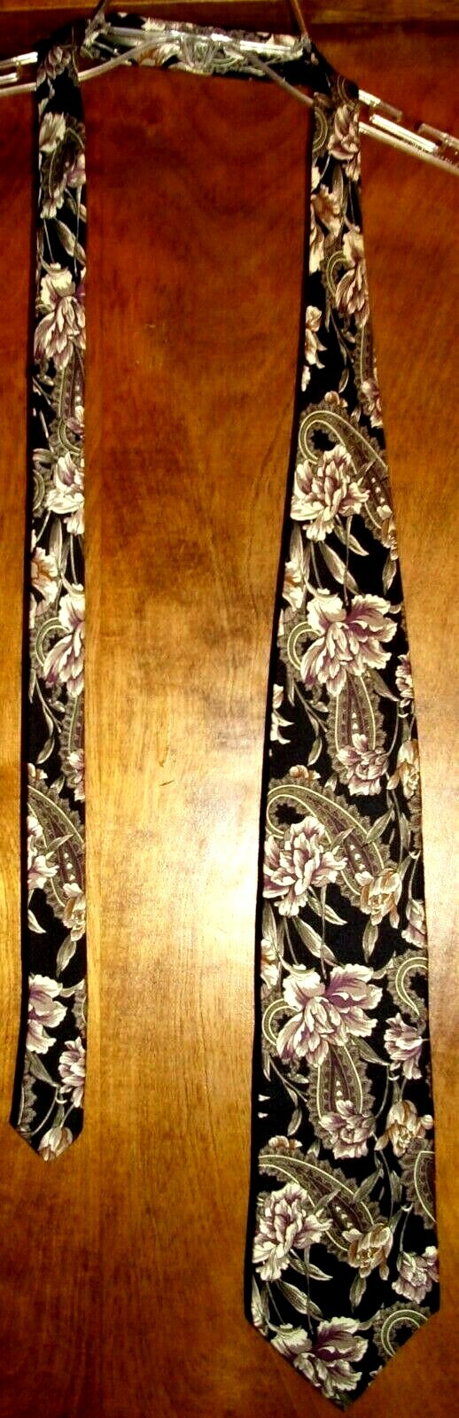NWOT-Men’s 100%Silk Tie by Sutter&Grant Made in USA Classic (57″-60″) Blk,Brn,Tn