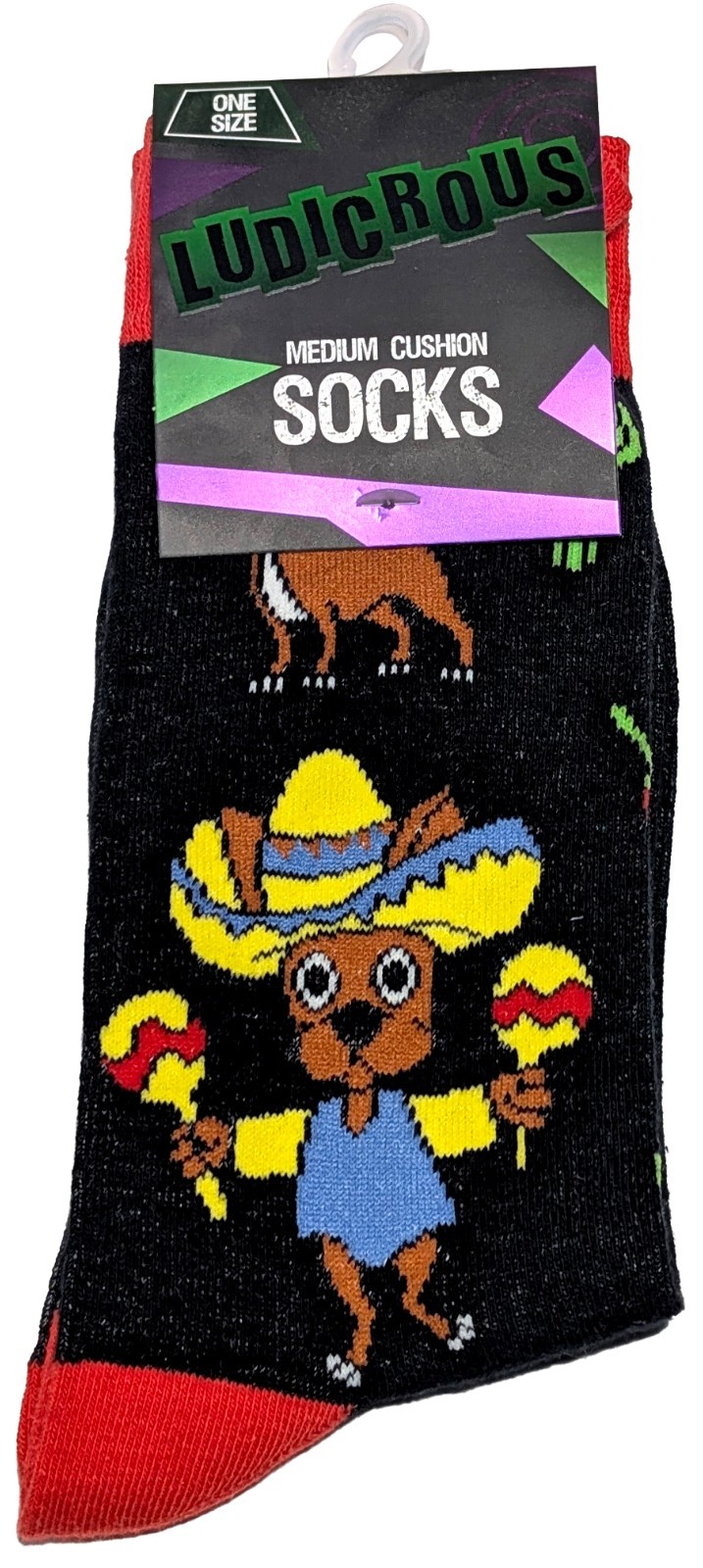 Funny Novelty Silly Unisex Crew Socks Various Styles One Size Fun Unique Socks