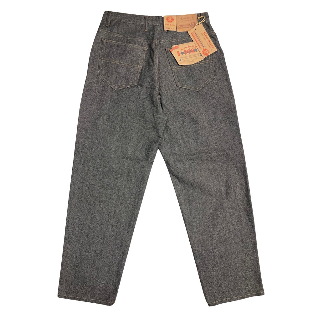 Kno Betta Men’s Loose Fit Raw Denim Baggy Jeans Tapered Leg Pants Size 30-44