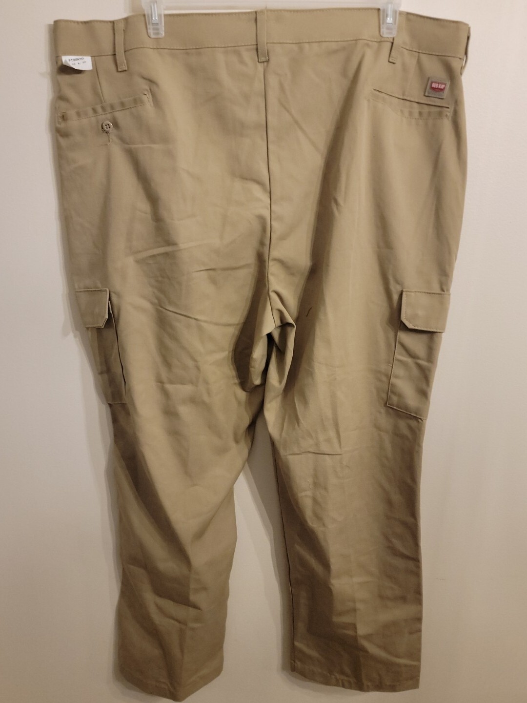 Red Kap Men’s Industrial Cargo Pants PT88KHO, Khaki, 46W x 32L