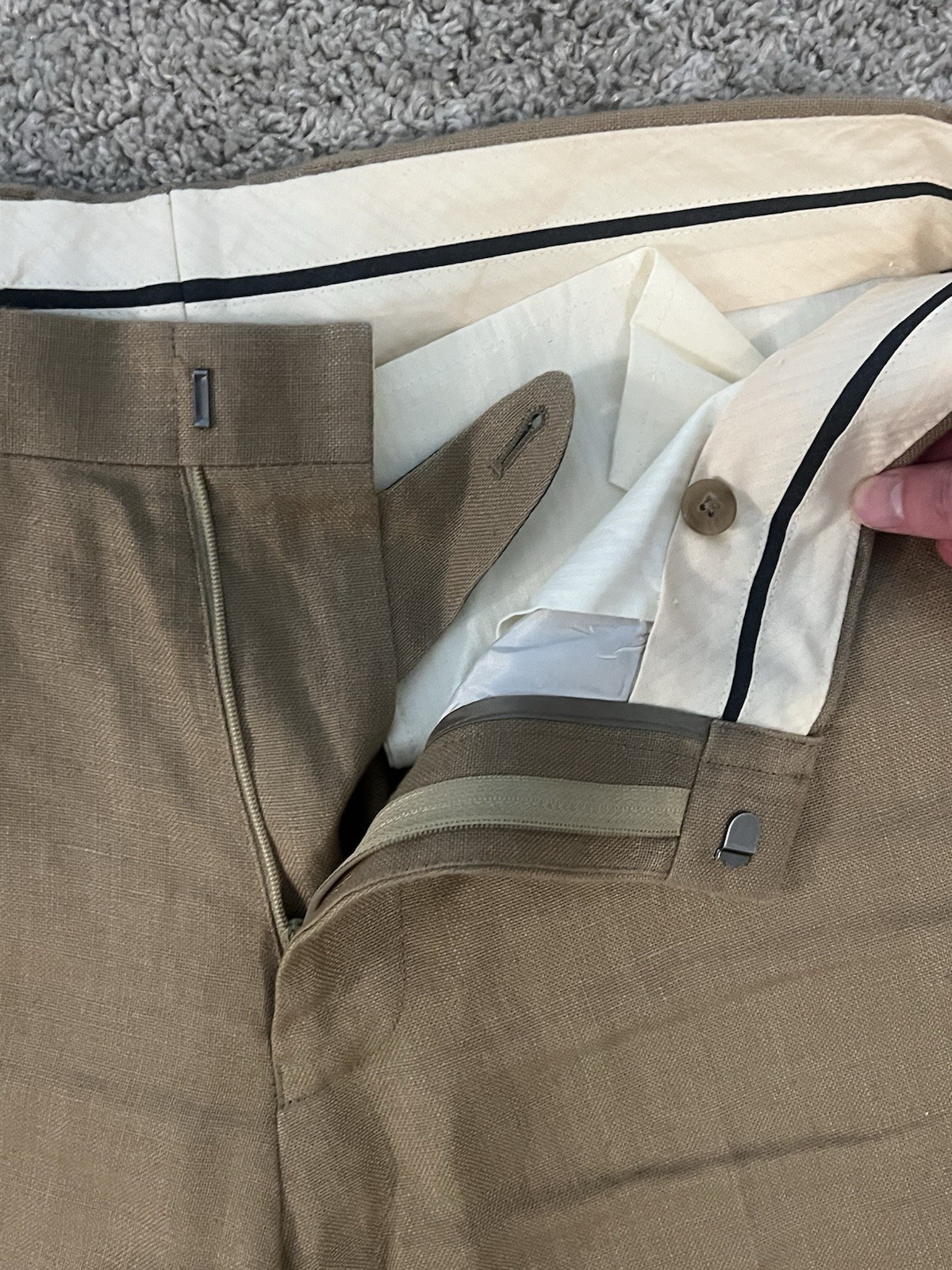 J Crew Linen Bowery Pant 31×30