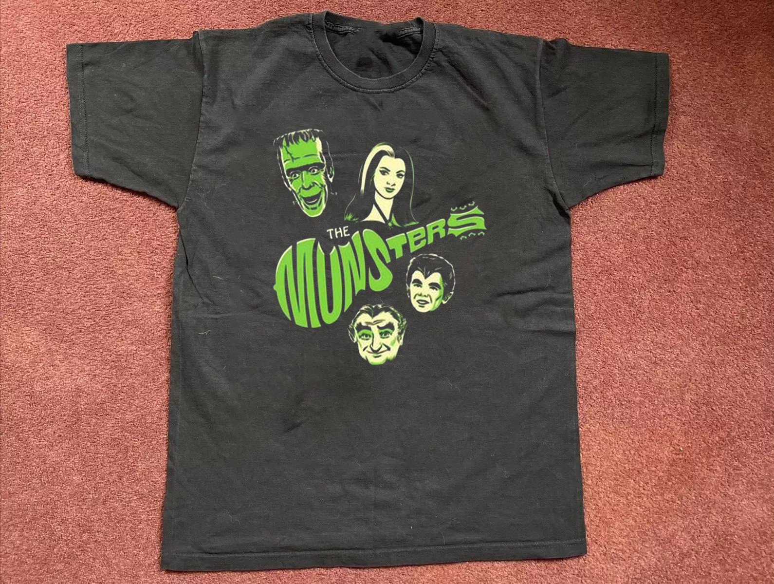 The Munster Black Cotton All size S-5XL Unisex Shirt rare OM488